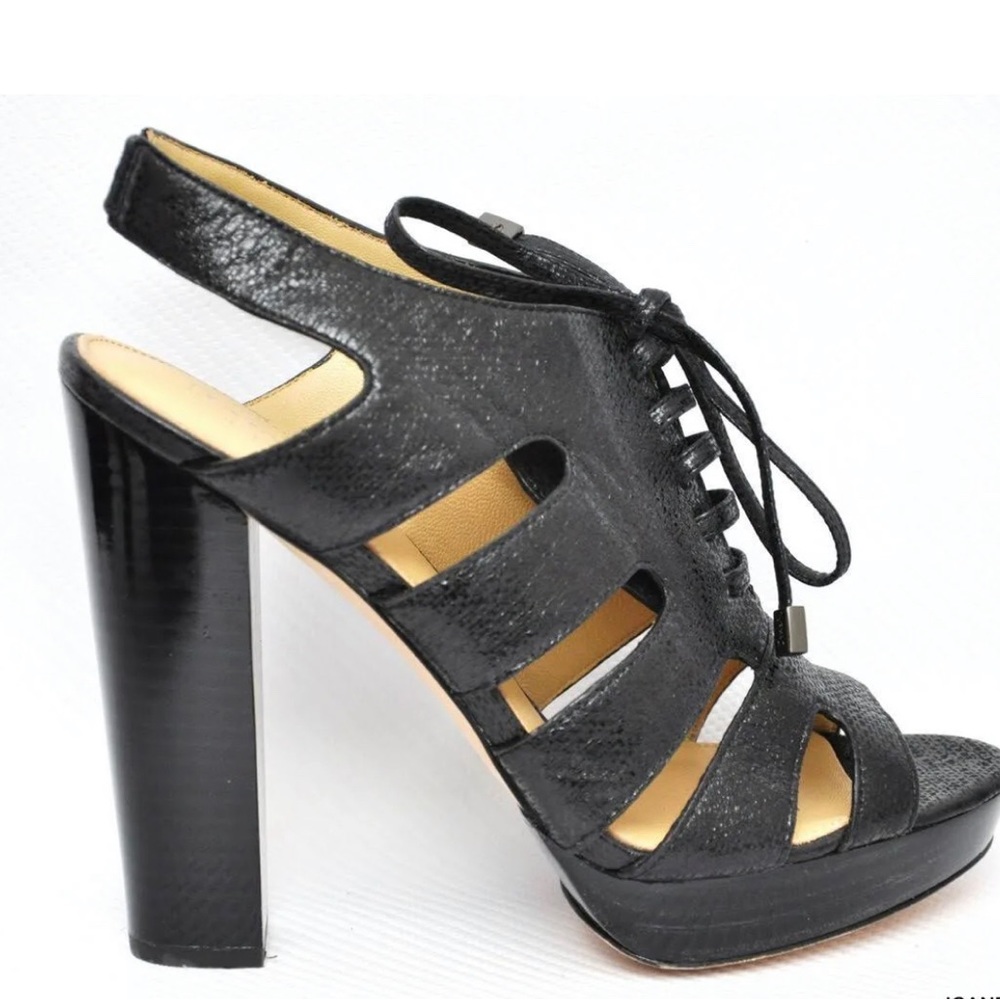 Coach Gray and Silver Sandals with Sleek Design - Picture 3 of 11